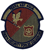 Air Force 628th Special Forces Squadron Spice Brown OCP Scorpion Shoulder Patch With Velcro